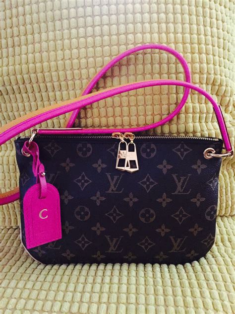 louis vuitton pink blue bag|Louis Vuitton cross bag pink.